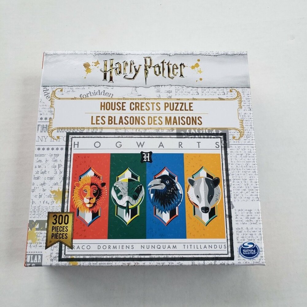 Harry Potter Puzzle House Crests 300-Piece Jigsaw NEW